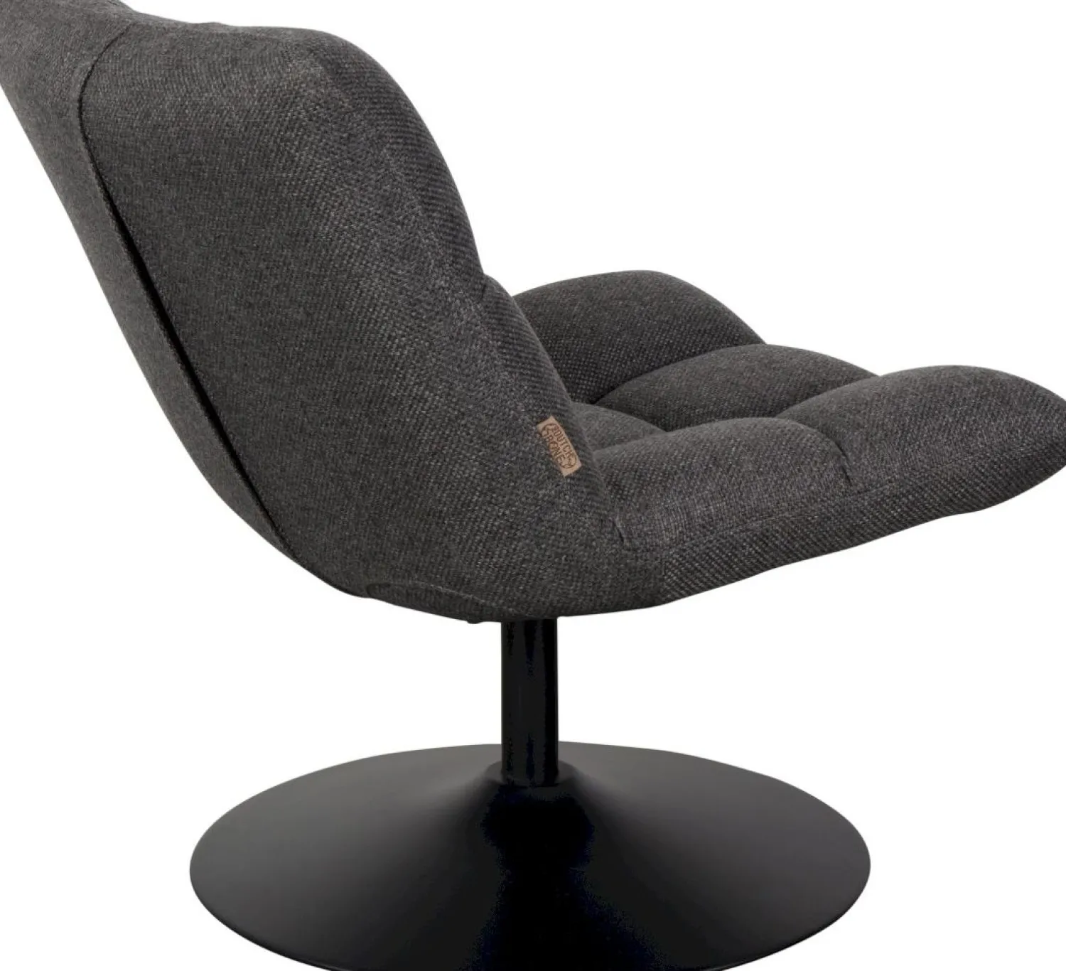 Draaifauteuils-Dutchbone Bar Fauteuil Dark Grey