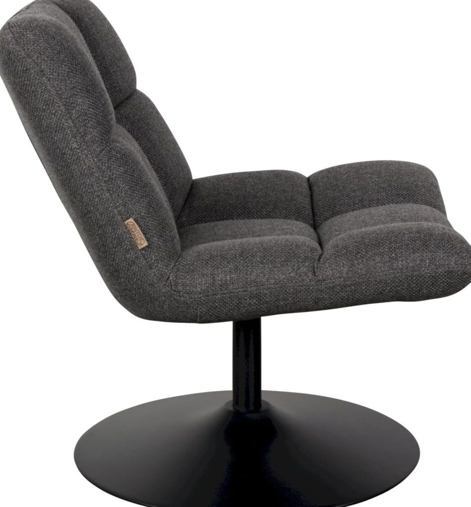Draaifauteuils-Dutchbone Bar Fauteuil Dark Grey