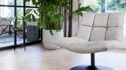 Draaifauteuils-Dutchbone Bar Fauteuil Light Grey