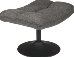 Hockers|Poefs-Dutchbone Bar Hocker Dark Grey