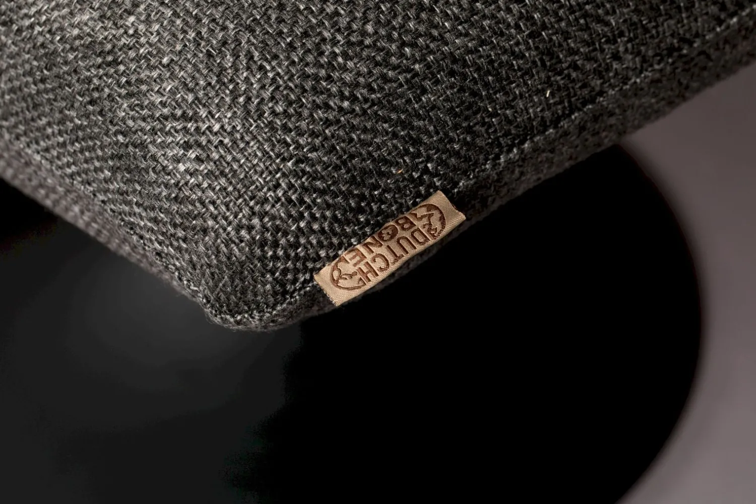Hockers|Poefs-Dutchbone Bar Hocker Dark Grey