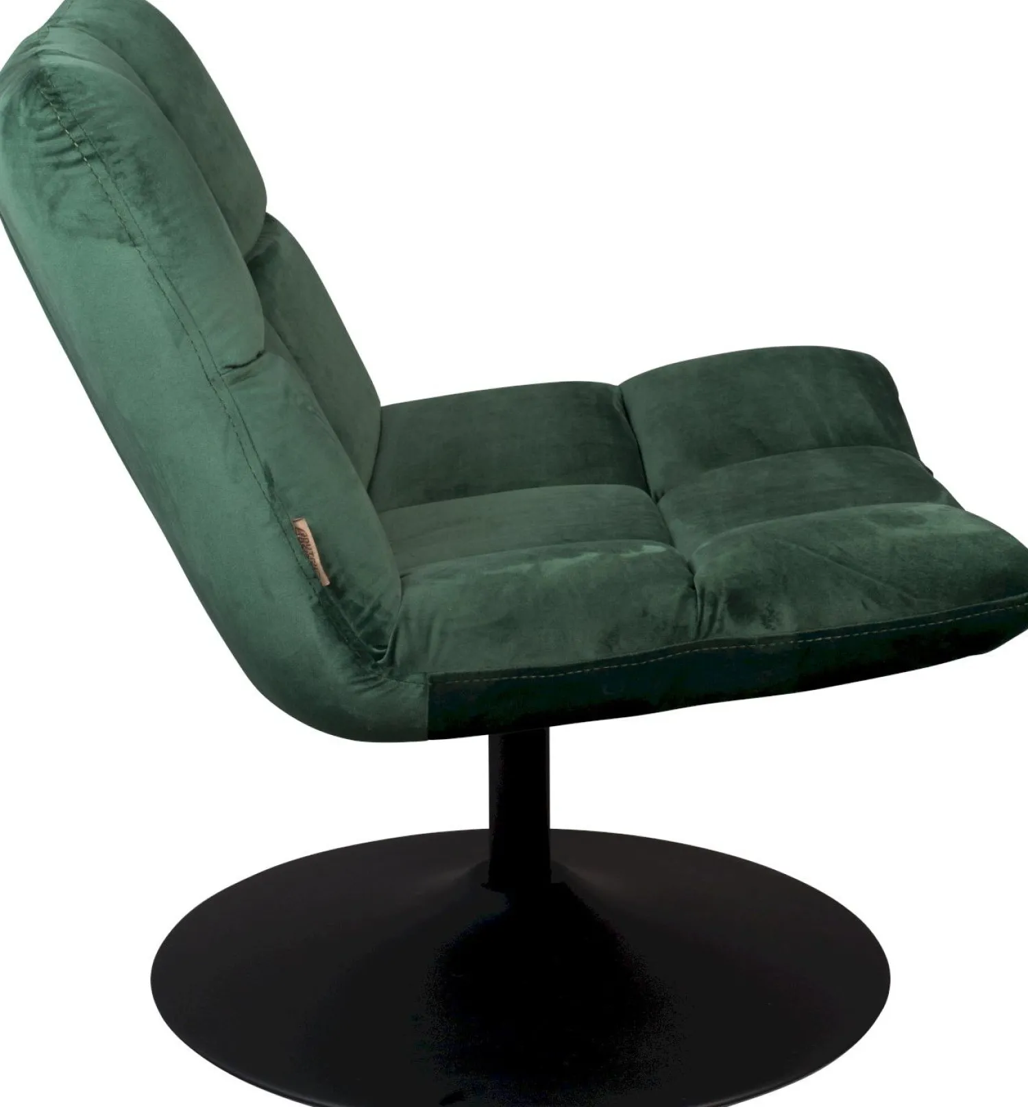 Draaifauteuils-Dutchbone Bar velvet Fauteuil Green