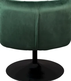 Draaifauteuils-Dutchbone Bar velvet Fauteuil Green