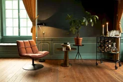 Draaifauteuils-Dutchbone Bar velvet Fauteuil Old Pink