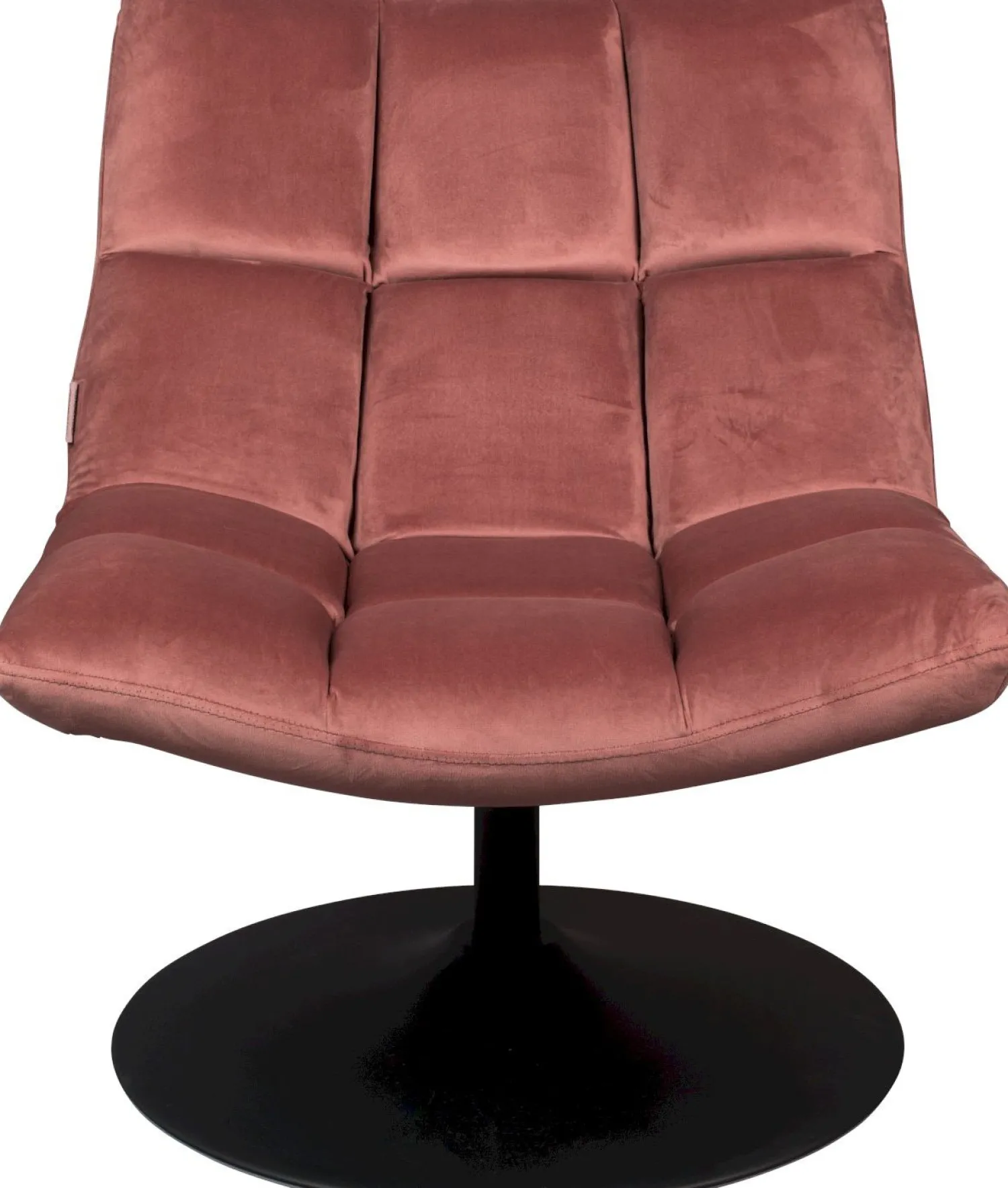 Draaifauteuils-Dutchbone Bar velvet Fauteuil Old Pink