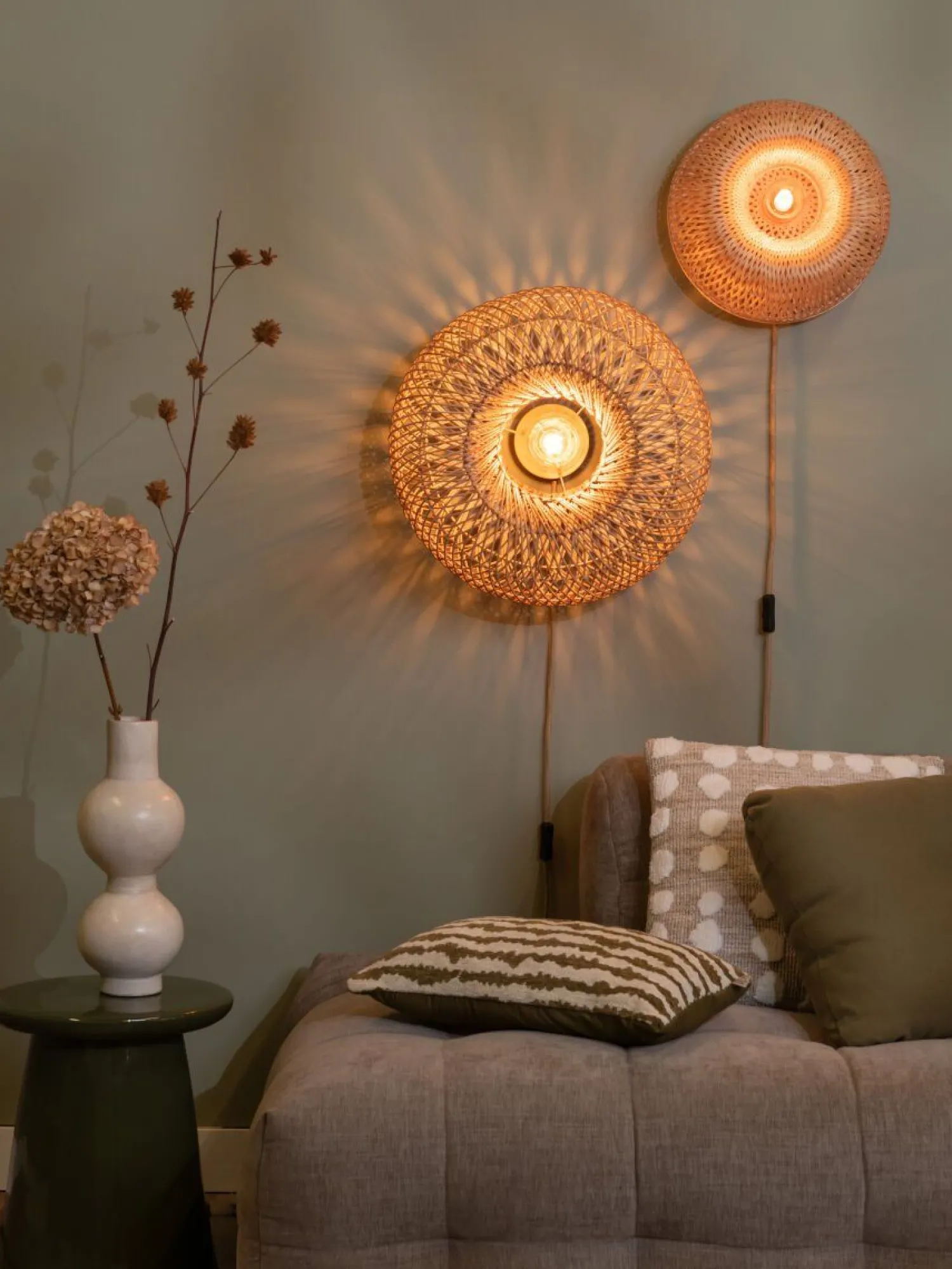Wandlampen|Wandlampen-Good&Mojo Barbados Wandlamp Natural