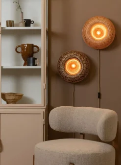 Wandlampen|Wandlampen-Good&Mojo Barbados Wandlamp Natural, Brown