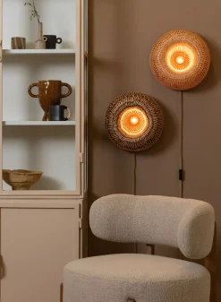 Wandlampen|Wandlampen-Good&Mojo Barbados Wandlamp Natural, Brown