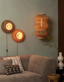Wandlampen|Wandlampen-Good&Mojo Barbados Wandlamp Natural, Brown