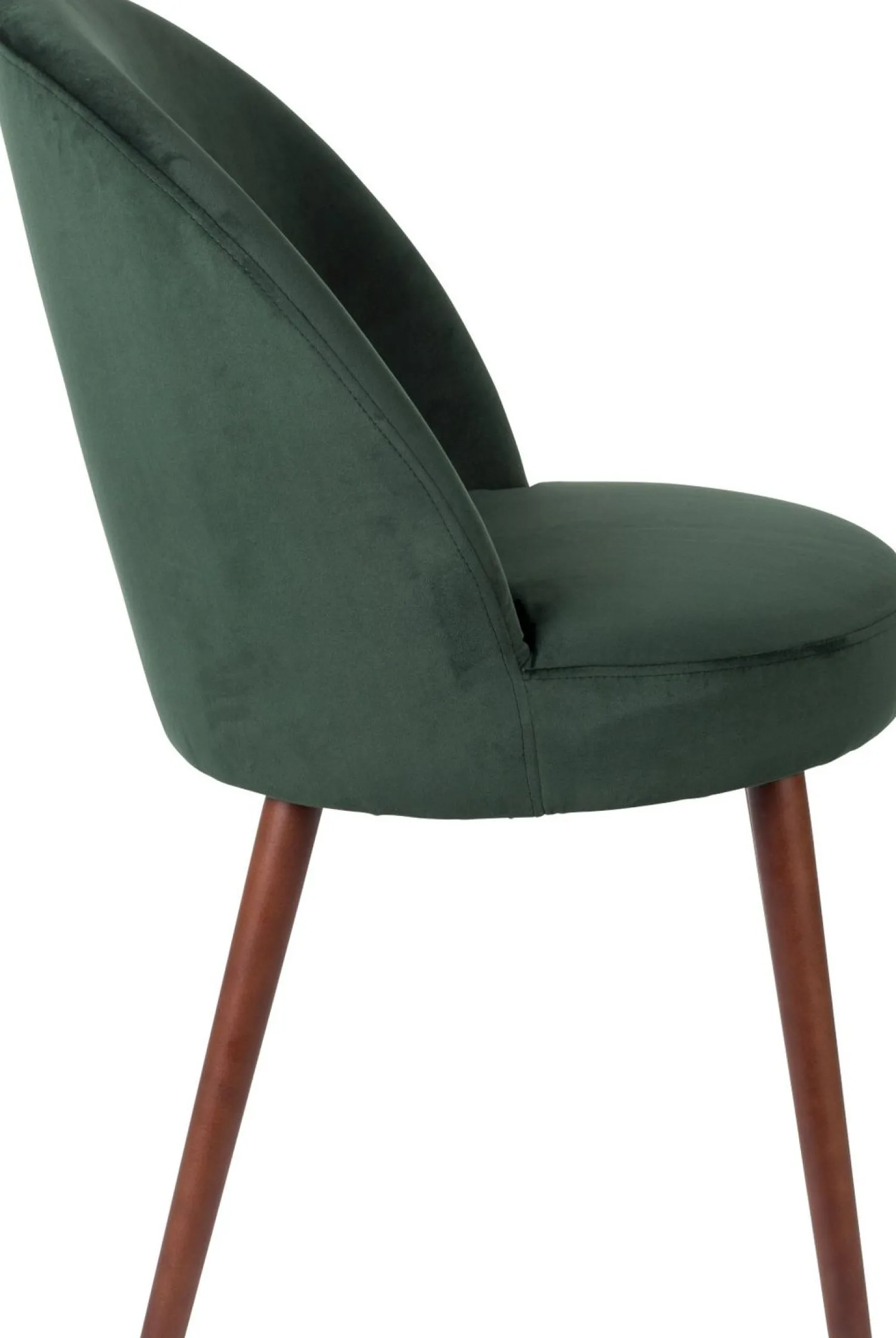 Kuipstoelen|Eetkamerstoelen Zonder Armleuning-Dutchbone Barbara Eetkamerstoel Green