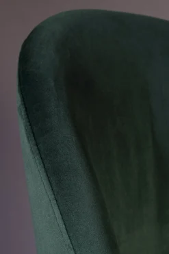 Kuipstoelen|Eetkamerstoelen Zonder Armleuning-Dutchbone Barbara Eetkamerstoel Green