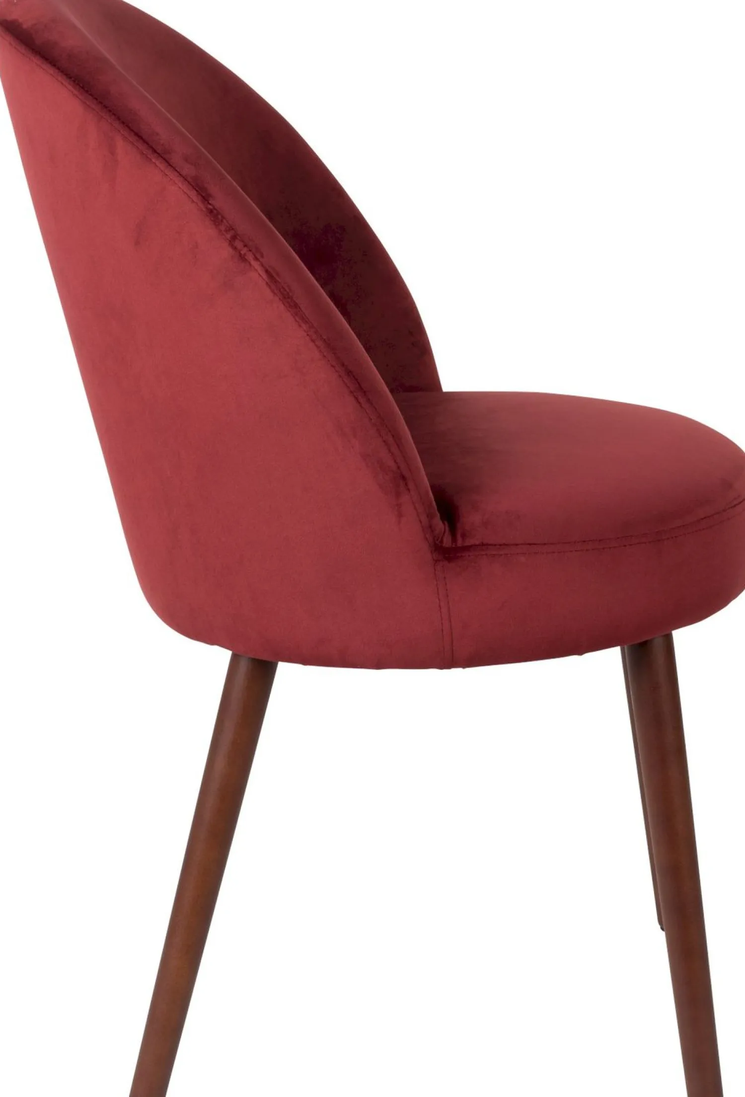 Kuipstoelen|Eetkamerstoelen Zonder Armleuning-Dutchbone Barbara Eetkamerstoel Red
