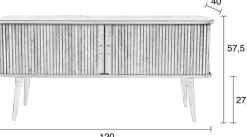 Dressoirs-Zuiver Barbier Dressoir Natural