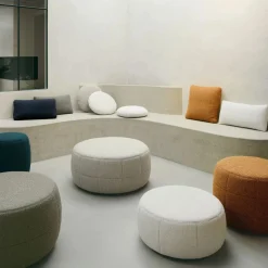 Poefjes & Krukjes-Design on Stock Barrell Poef Beige