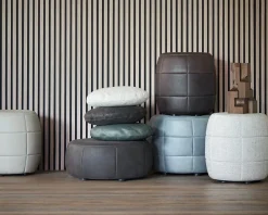 Poefjes & Krukjes-Design on Stock Barrell Poef Beige
