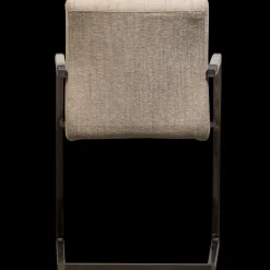 Eetkamerstoelen Met Armleuning-WOOOD Bas Armstoel Zand Melange