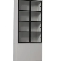 Vitrinekasten-vtwonen Basic Vitrinekast Mist
