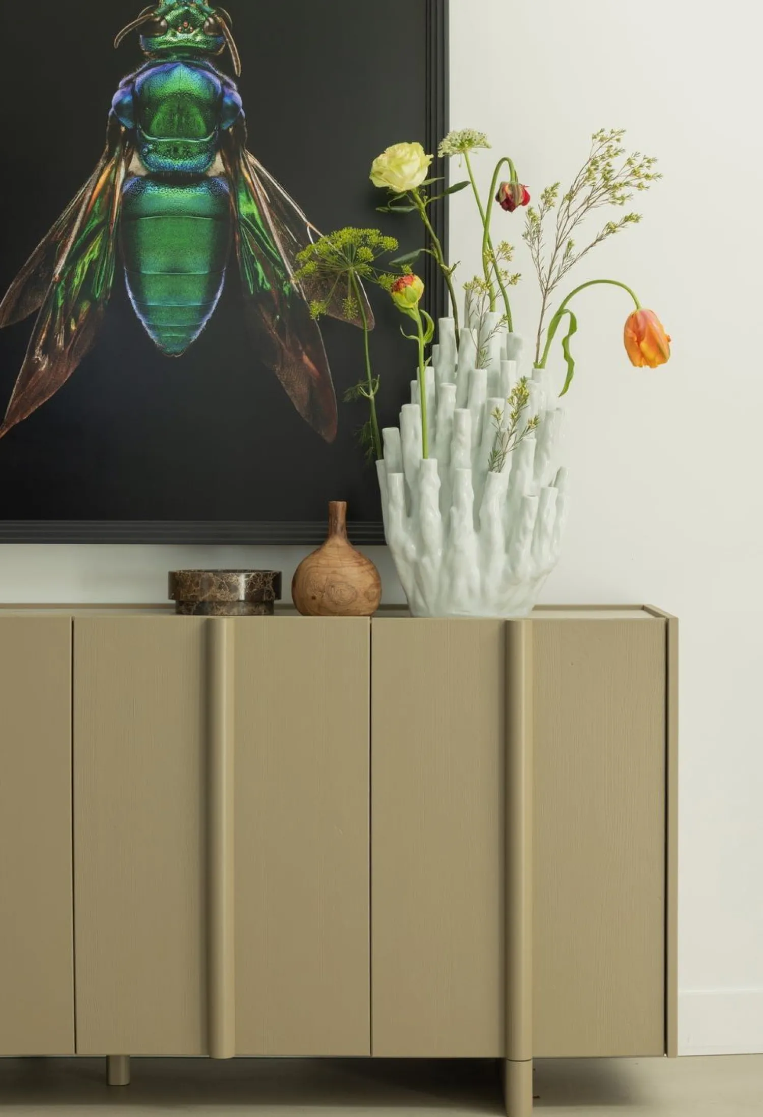 Dressoirs-WOOOD Basu Dressoir Mud