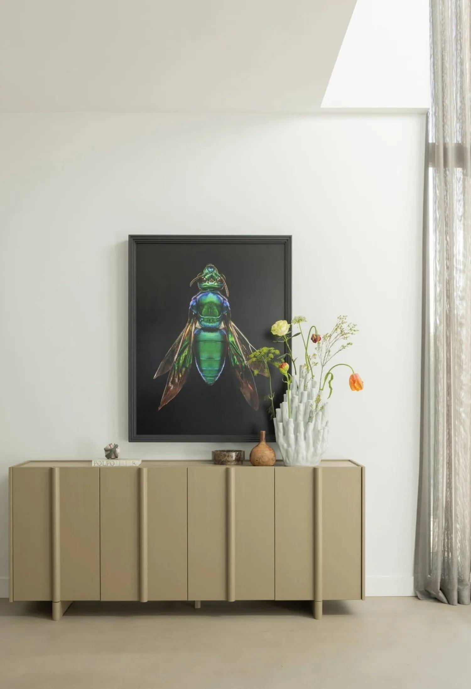 Dressoirs-WOOOD Basu Dressoir Mud