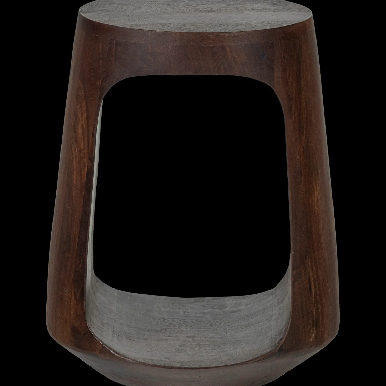 Houten Bijzettafels-WOOOD Bayo Bijzettafel Walnoot