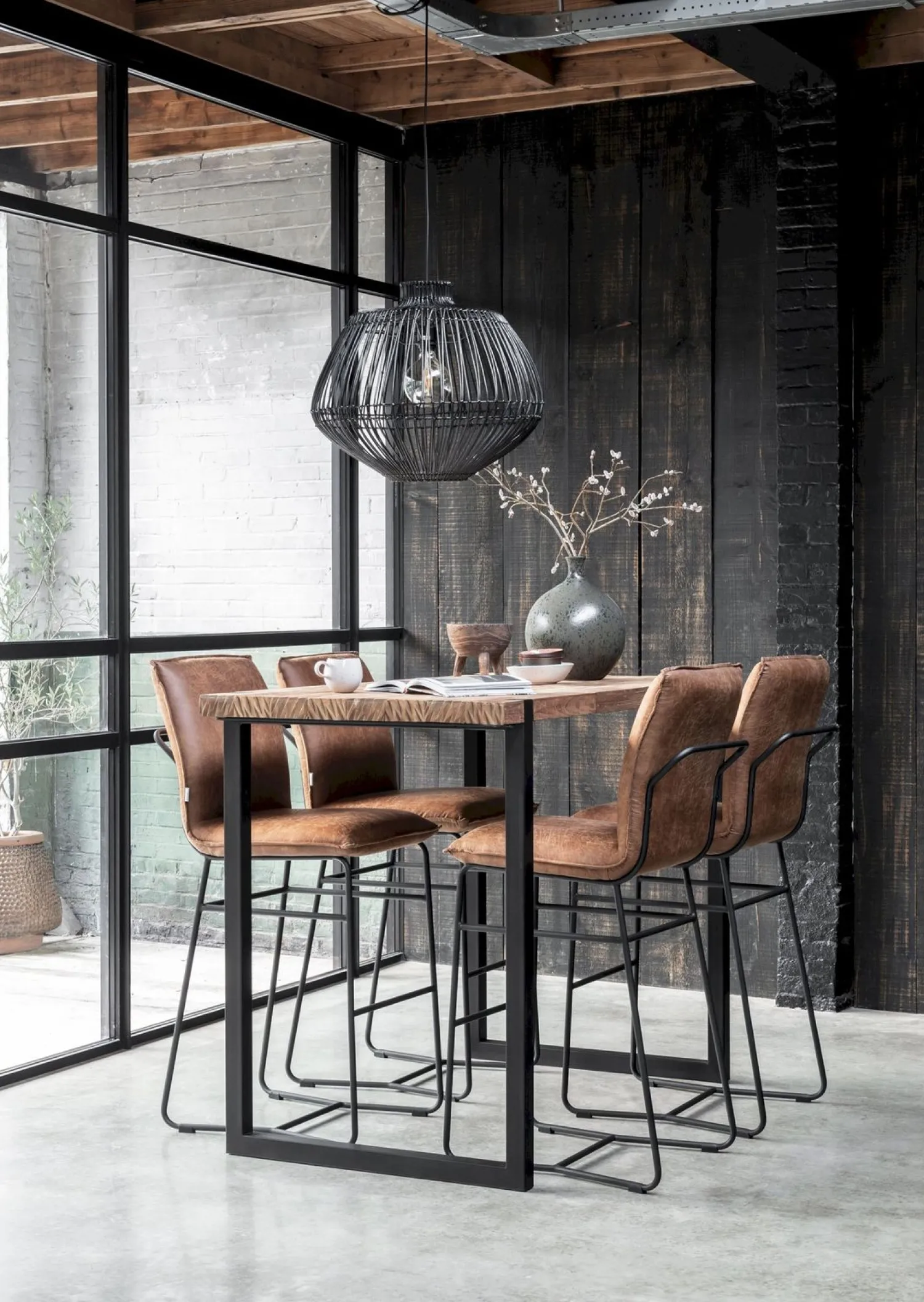 Houten Bartafels-DTP Home Beam Bartafel Bruin