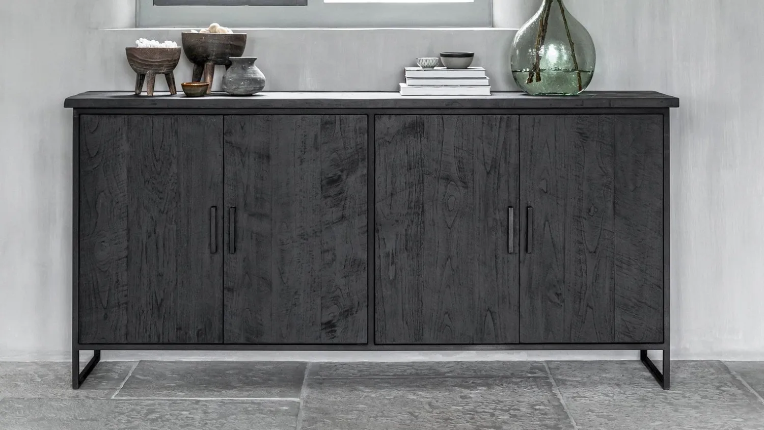 Dressoirs-DTP Home Beam Dressoir Zwart