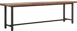 Houten Eetkamerbanken-DTP Home Beam Eetkamerbank Bruin