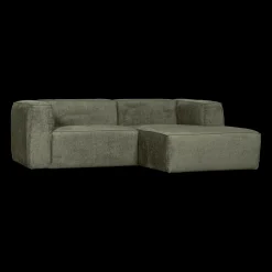 Hoekbanken-WOOOD Bean Chaise Longue Hoekbank Moss