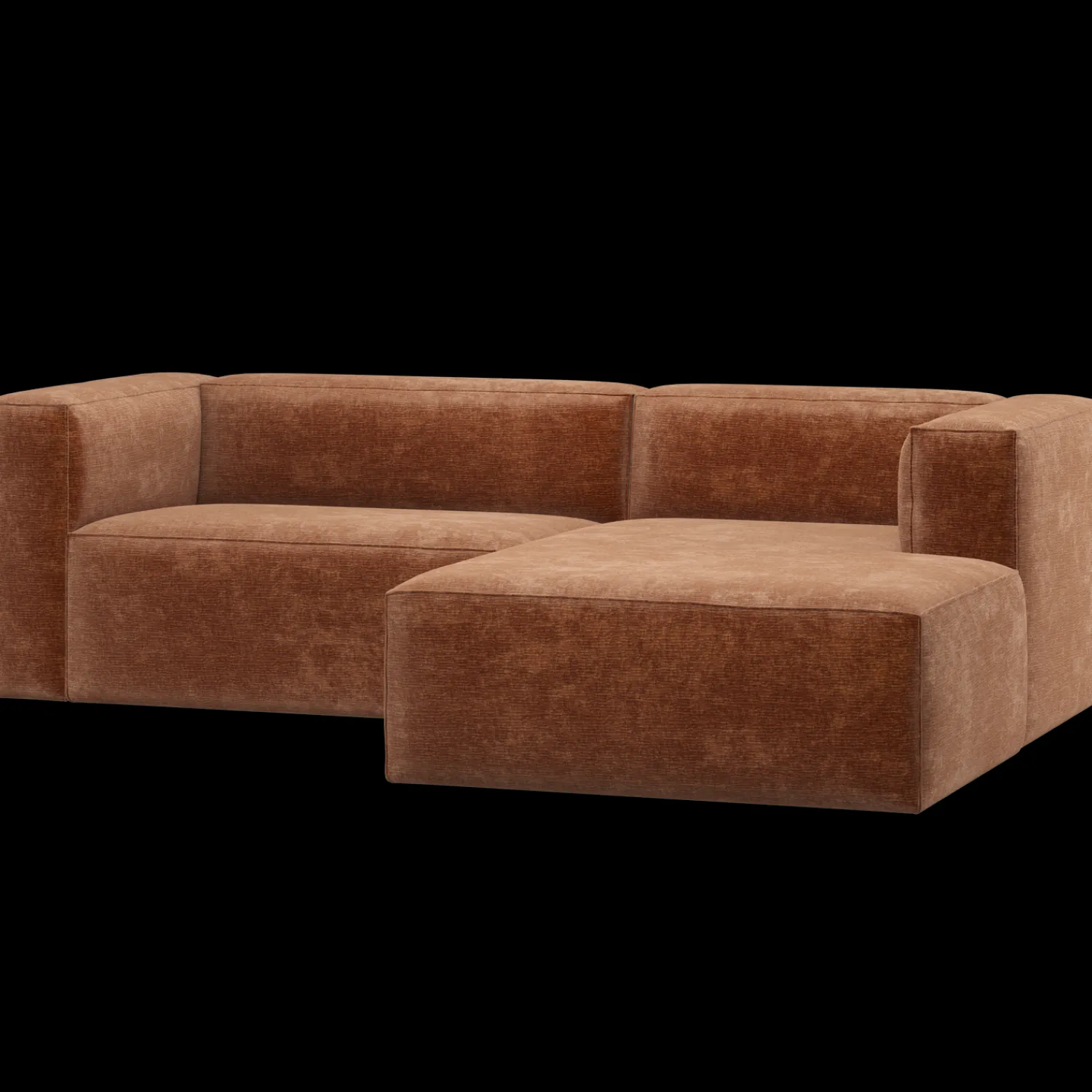 Hoekbanken-WOOOD Bean Chaise Longue Hoekbank Terra
