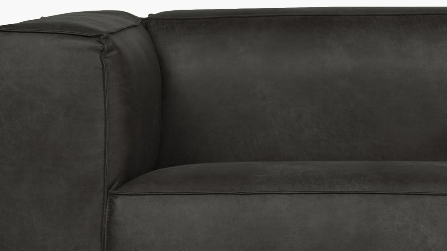 Leren Fauteuils-WOOOD Bean Fauteuil Black
