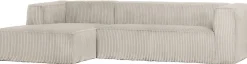 Hoekbanken-WOOOD Bean Rib Links Hoekbank Naturel