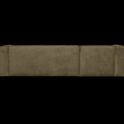 Hoekbanken-WOOOD Bean Velvet Links Hoekbank Moss