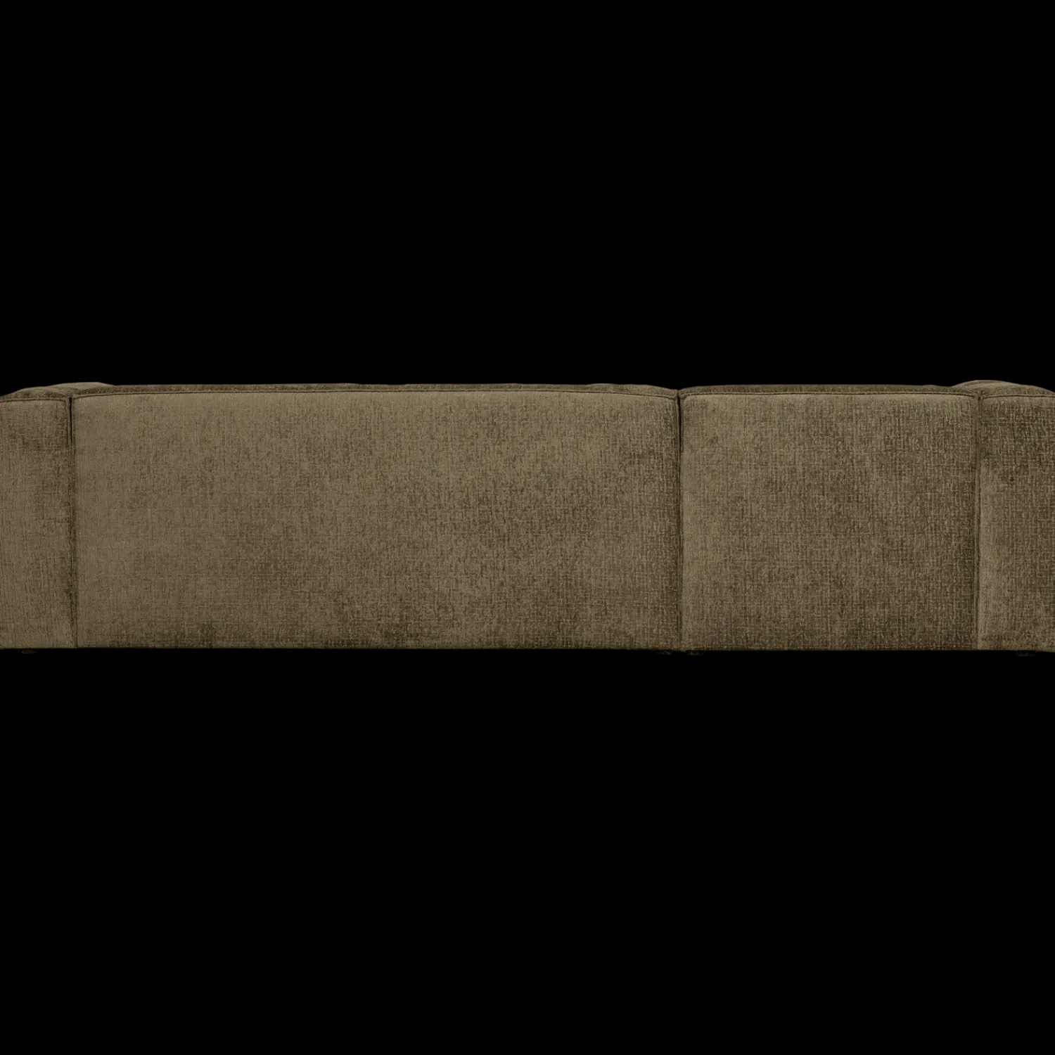 Hoekbanken-WOOOD Bean Velvet Links Hoekbank Moss