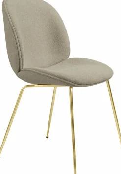 Design Stoelen|Kuipstoelen-GUBI Beetle Eetkamerstoel Light Bouclé