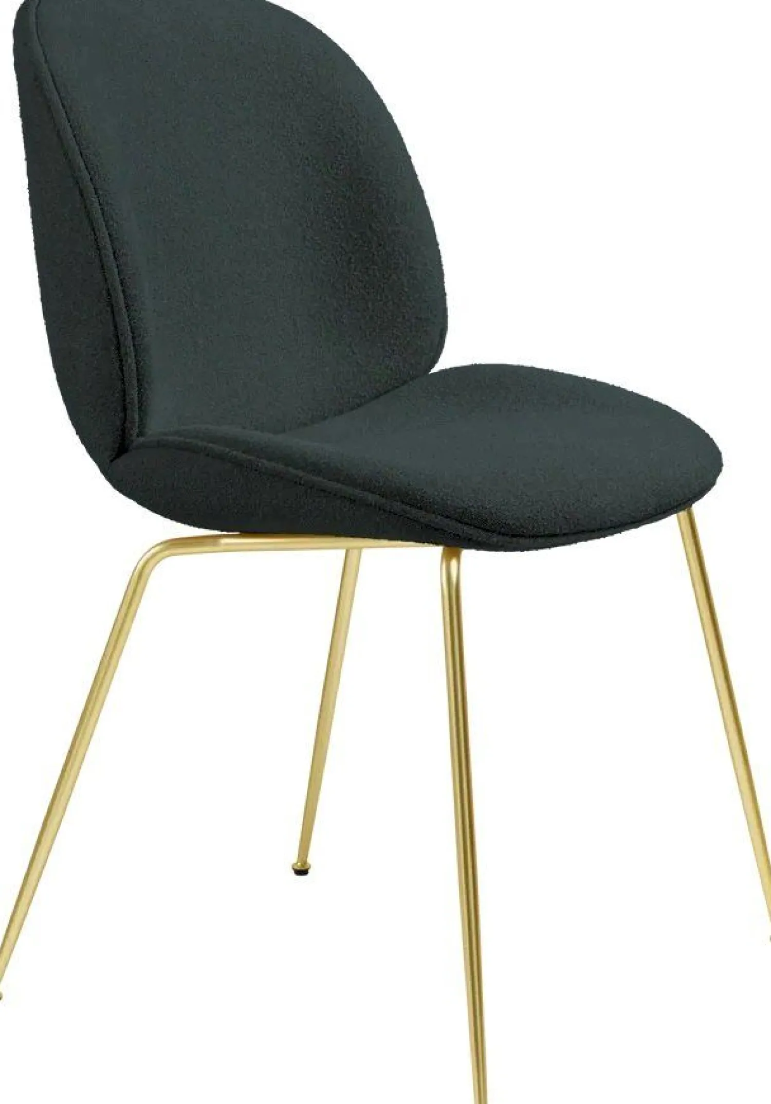 Design Stoelen|Kuipstoelen-GUBI Beetle Eetkamerstoel Light Bouclé