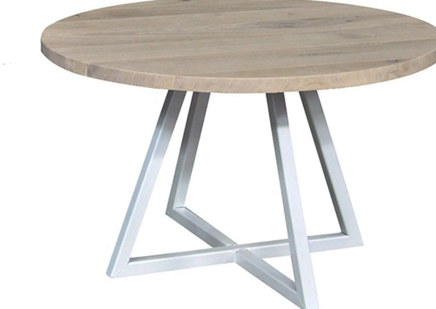 Houten Salontafels|Ronde Salontafels-Eijerkamp Collectie Belisa Salontafel wit