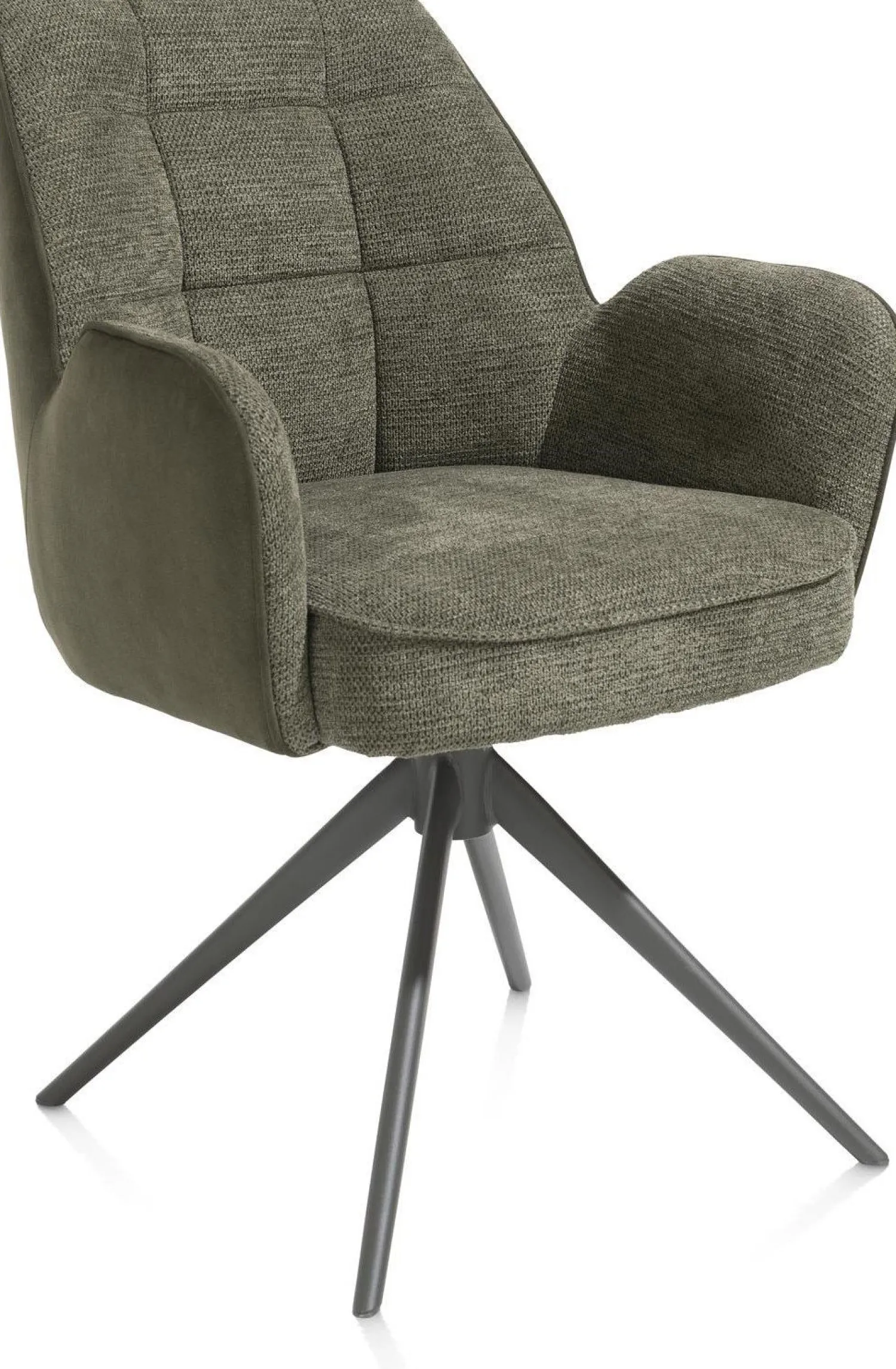 Eetkamerstoelen Met Armleuning-Henders en Hazel Bell Armstoel Mosgroen