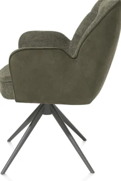 Eetkamerstoelen Met Armleuning-Henders en Hazel Bell Armstoel Mosgroen