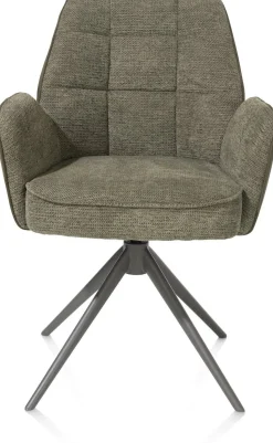 Eetkamerstoelen Met Armleuning-Henders en Hazel Bell Armstoel Mosgroen