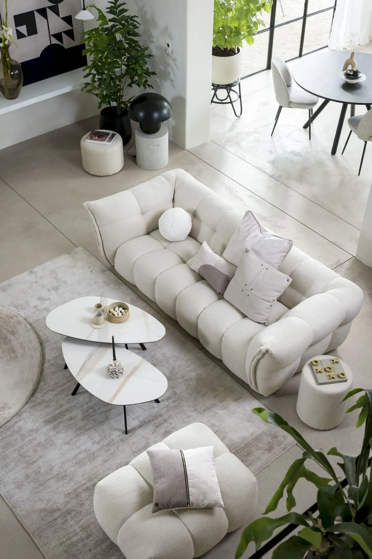 Zitbanken-XOOON Bellagio Zitbank Creme