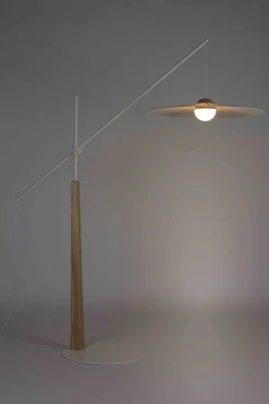 Vloerlampen|Vloerlampen-Zuiver Belle Vloerlamp Beige