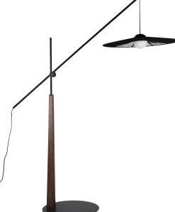 Design Vloerlampen|Vloerlampen-Zuiver Belle Vloerlamp Zwart