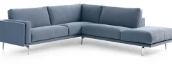 Elementenbanken|Hoekbanken-Leolux Bellice Hoekbank Blauw