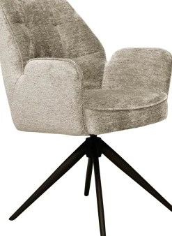 Eetkamerstoelen Met Armleuning-Henders en Hazel Bellora Armstoel Champagne