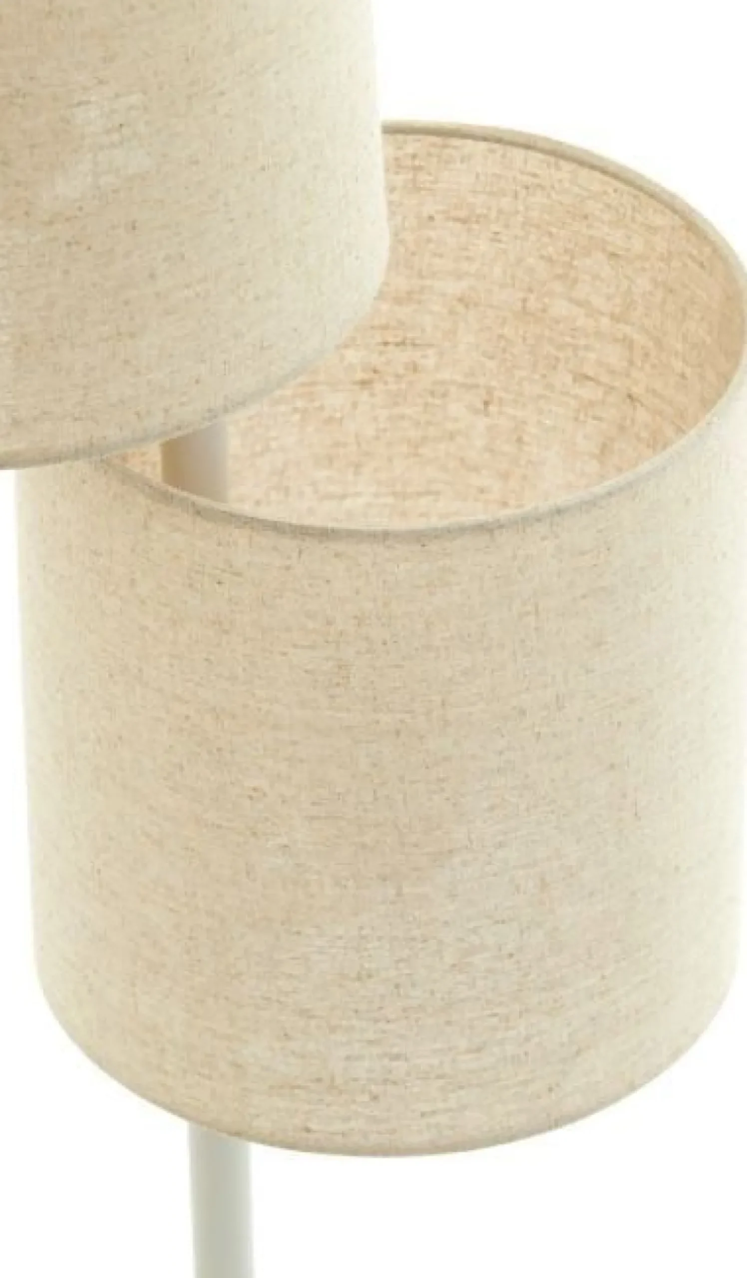 Vloerlampen|Vloerlampen-Trendhopper Benigno Vloerlamp Beige