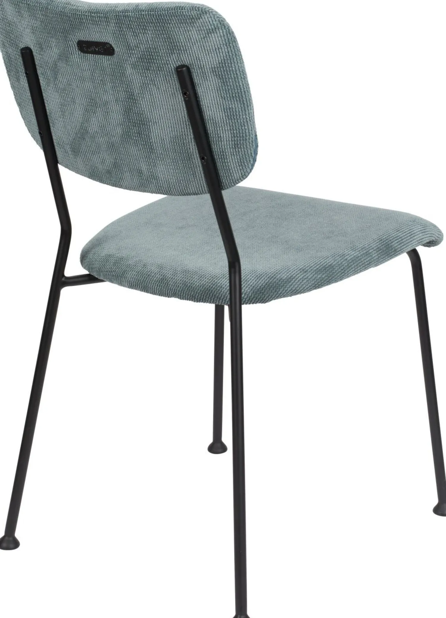 Eetkamerstoelen Zonder Armleuning-Zuiver Benson (set van 2) Eetkamerstoel Grijsblauw