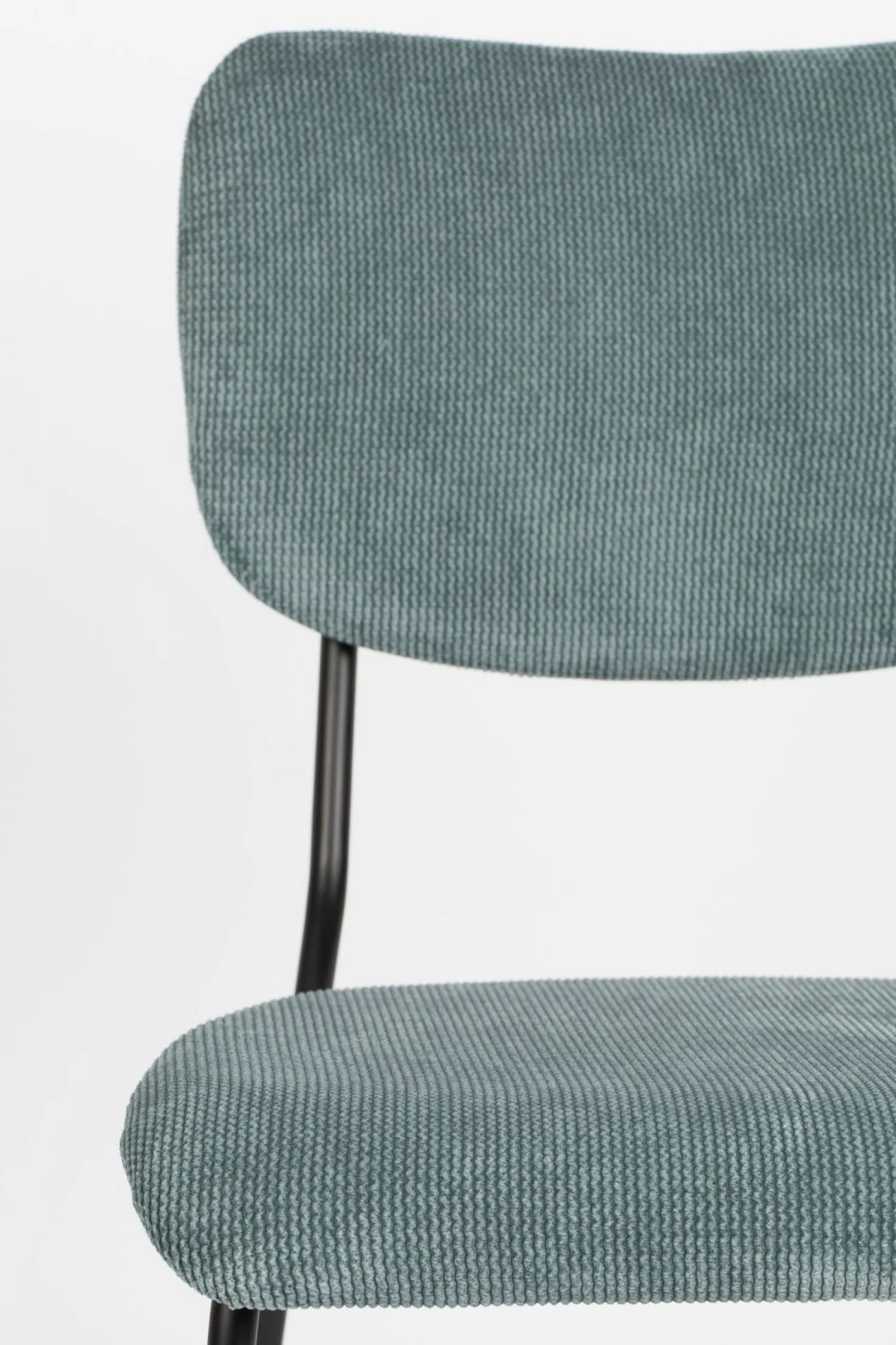Eetkamerstoelen Zonder Armleuning-Zuiver Benson (set van 2) Eetkamerstoel Grijsblauw