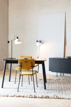 Eetkamerstoelen Zonder Armleuning-Zuiver Benson (set van 2) Eetkamerstoel Okergeel