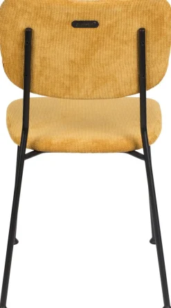 Eetkamerstoelen Zonder Armleuning-Zuiver Benson (set van 2) Eetkamerstoel Okergeel