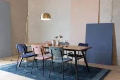 Eetkamerstoelen Zonder Armleuning-Zuiver Benson (set van 2) Eetkamerstoel Donkerblauw